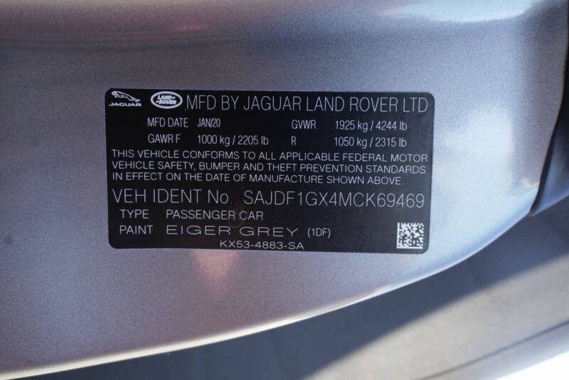 2021 Jaguar F-TYPE First Edition