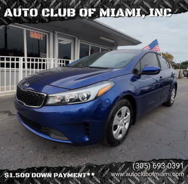 2018 Kia Forte for sale at AUTO CLUB OF MIAMI, INC in Miami FL