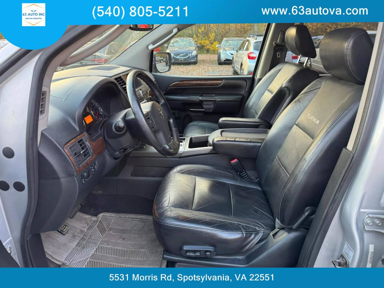 2011 Nissan Armada for sale at 63 Auto Inc in Spotsylvania, VA