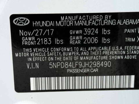 2018 Hyundai Elantra