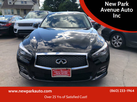 2017 Infiniti Q50 for sale at New Park Avenue Auto Inc in Hartford CT