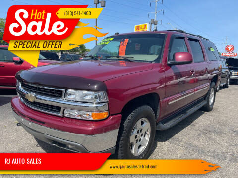 2004 Chevrolet Suburban for sale at RJ AUTO SALES in Detroit MI