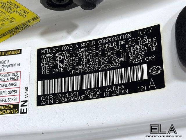 2015 Lexus IS 250C