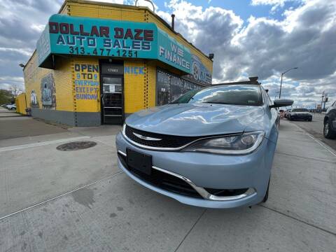 2015 Chrysler 200 for sale at Dollar Daze Auto Sales Inc in Detroit MI