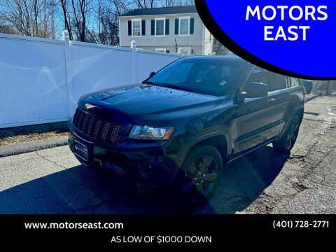 2015 Jeep Grand Cherokee for sale at MOTORS EAST in Cumberland RI