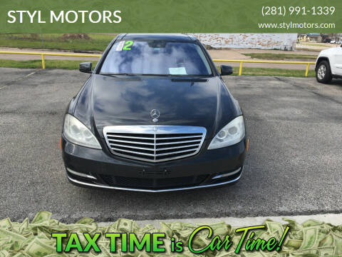 2012 Mercedes-Benz S-Class for sale at STYL MOTORS in Pasadena TX