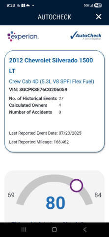 2012 Chevrolet Silverado 1500 LT