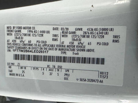 2020 Ford F-250 Super Duty