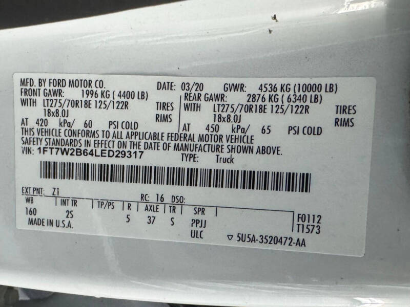 2020 Ford F-250 Super Duty