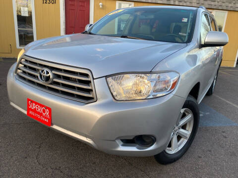 2008 Toyota Highlander for sale at Superior Auto Sales, LLC in Wheat Ridge CO