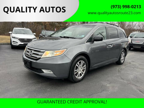 2011 Honda Odyssey for sale at QUALITY AUTOS in Hamburg NJ