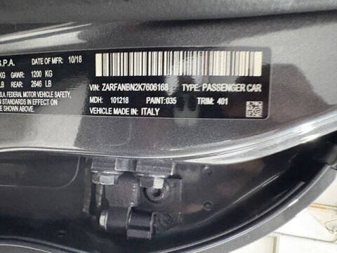 2019 Alfa Romeo Giulia Ti Sport