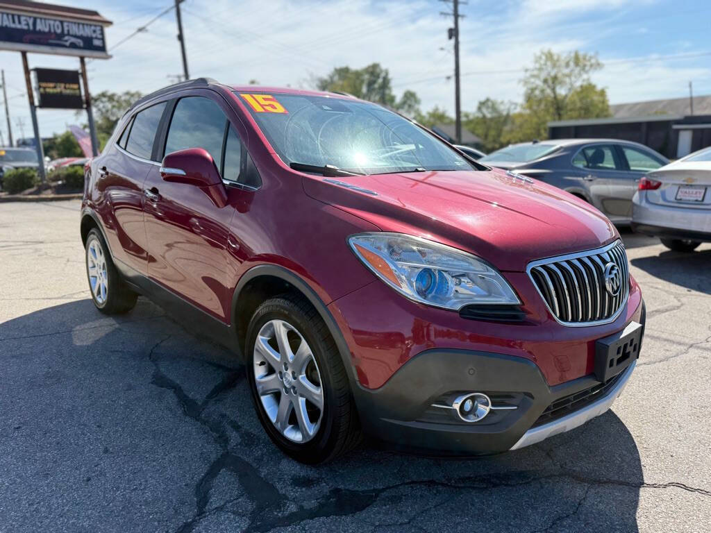 Red 2015 Buick Encore Premium AWD Premium 4dr Crossover 2