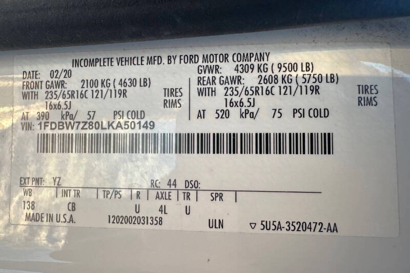 2020 Ford Transit 350