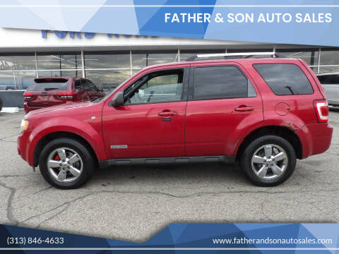 2008 Ford Escape for sale at Father & Son Auto Sales in Dearborn MI