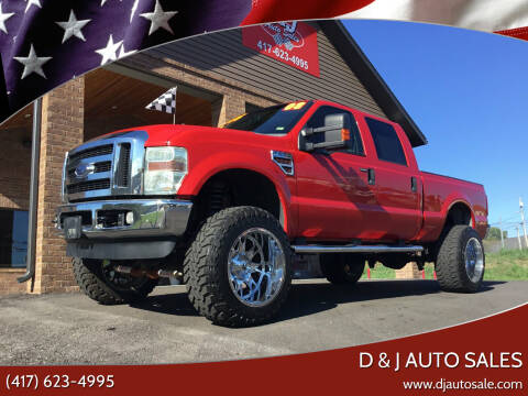 2008 Ford F-250 Super Duty for sale at D & J AUTO SALES in Joplin MO