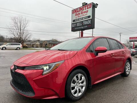 2020 Toyota Corolla for sale at Unlimited Auto Group in West Chester OH