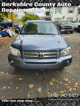 2006 Toyota Highlander Hybrid for sale at Berkshire County Auto Repair and Sales in Pittsfield MA