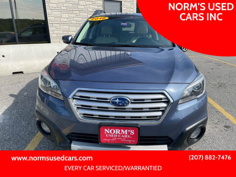 2016 Subaru Outback for sale at NORM'S USED CARS INC in Wiscasset ME