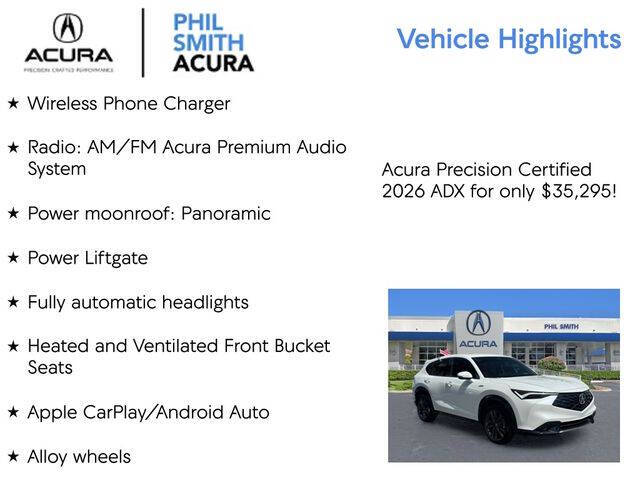 2026 Acura ADX w/A-SPEC
