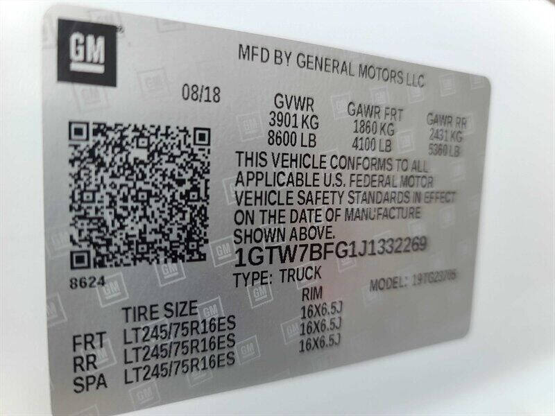 2018 GMC Savana 2500