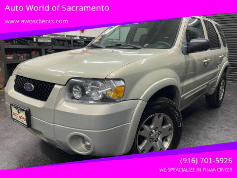 2005 Ford Escape for sale at Auto World of Sacramento - Elder Creek location in Sacramento CA