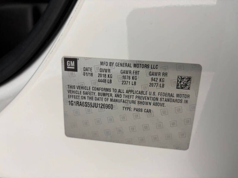 2018 Chevrolet Volt LT