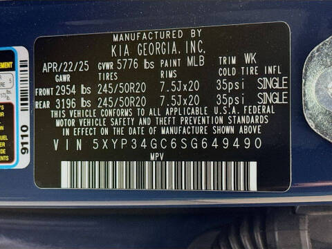2025 Kia Telluride EX