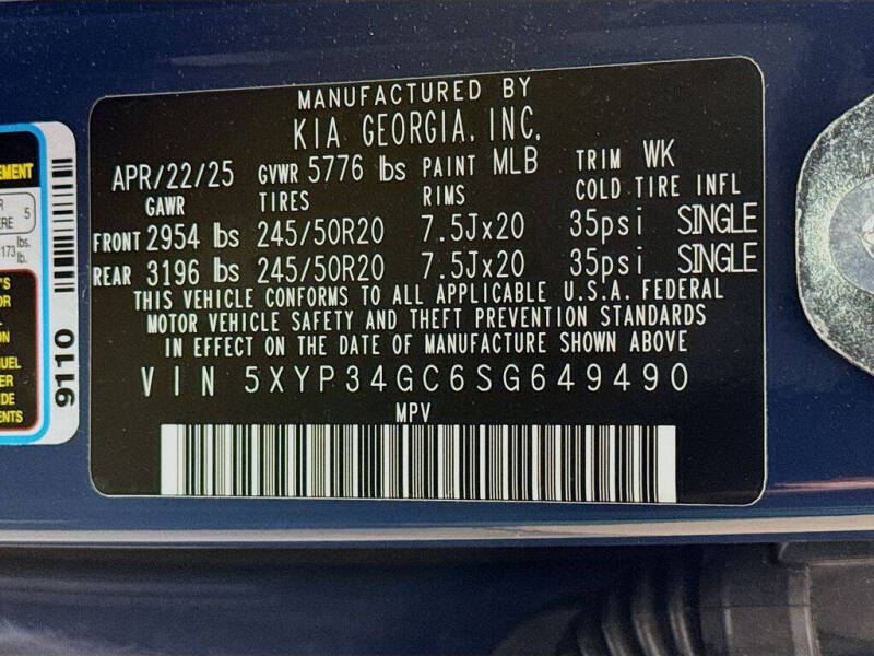 2025 Kia Telluride EX