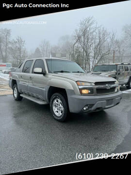 2002 Chevrolet Avalanche for sale at Pgc Auto Connection Inc in Coatesville PA