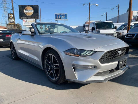 2019 Ford Mustang for sale at Best Buy Quality Cars in Bellflower CA