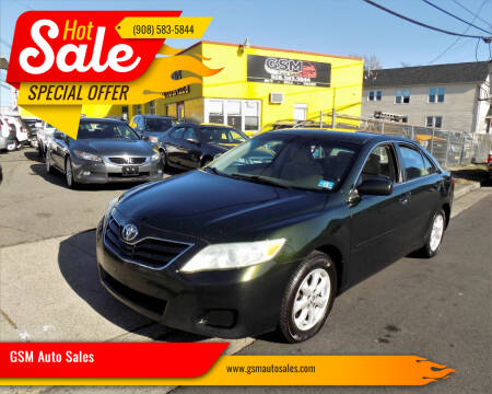 2010 Toyota Camry for sale at GSM Auto Sales in Linden NJ