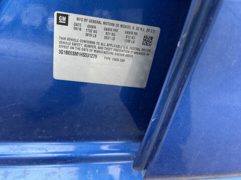 2017 Chevrolet Cruze LT Auto