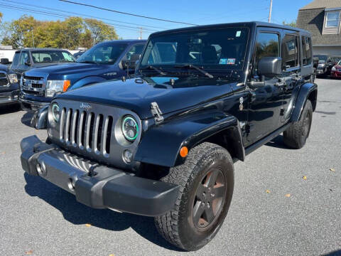 2015 Jeep Wrangler Unlimited for sale at LITITZ MOTORCAR INC. in Lititz PA