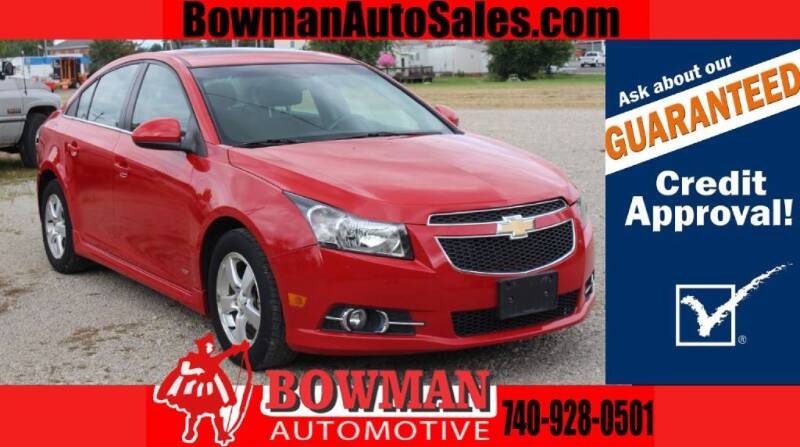 2013 Chevrolet Cruze for sale at Bowman Auto Sales in Hebron OH