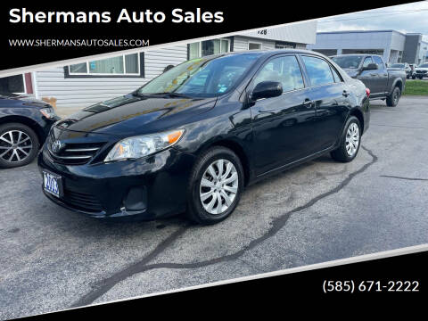 2013 Toyota Corolla for sale at Shermans Auto Sales in Webster NY