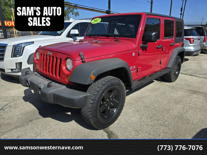 2007 Jeep Wrangler Unlimited for sale at SAM'S AUTO SALES in Chicago IL