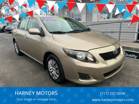 2010 Toyota Corolla for sale at HARNEY MOTORS in Gettysburg PA