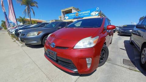 2015 Toyota Prius for sale at Cyrus Auto Sales in San Diego CA