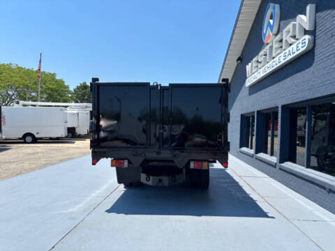 2017 Isuzu NPR Flatbed Dump Truck