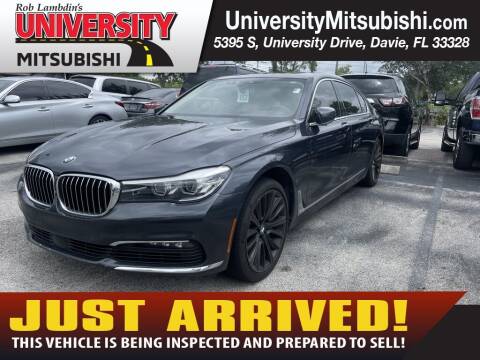 2017 BMW 7 Series for sale at University Mitsubishi in Davie FL