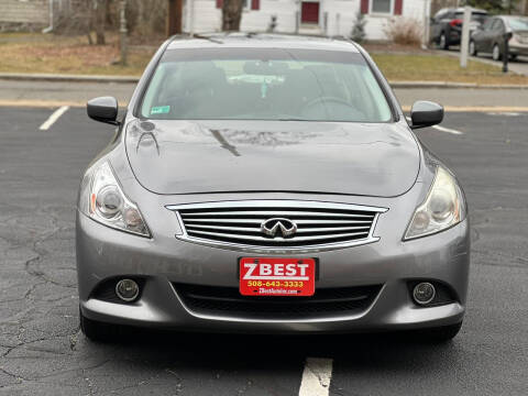 2013 Infiniti G37 Sedan for sale at Z Best Auto Sales in North Attleboro MA