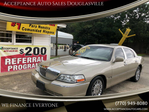 2010 Lincoln Town Car for sale at Acceptance Auto Sales Douglasville in Douglasville GA