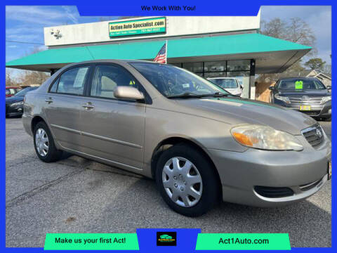 2008 Toyota Corolla for sale at Action Auto Specialist in Norfolk VA