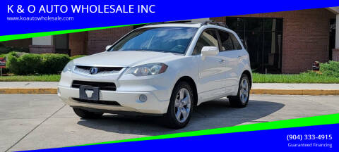 2008 Acura RDX for sale at K & O AUTO WHOLESALE INC in Jacksonville FL