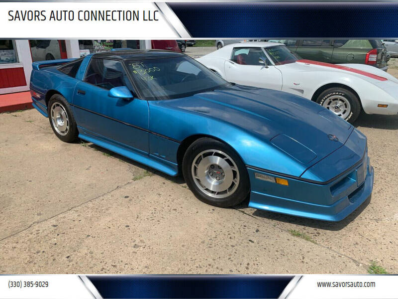 1987 Chevrolet Corvette for sale at SAVORS AUTO CONNECTION LLC in East Liverpool OH