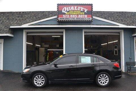 2013 Chrysler 200 for sale at Quality Pre-Owned Automotive in Cuba MO
