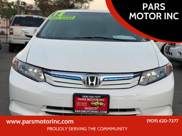 2012 Honda Civic for sale at PARS MOTOR INC in Pomona CA