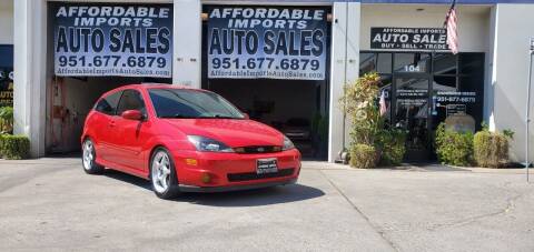2003 Ford Focus SVT for sale at Affordable Imports Auto Sales in Murrieta CA