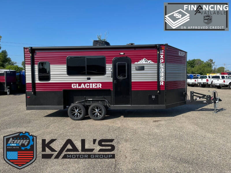 2024 NEW Glacier Ice House 18' Toy Hauler RV Explorer for sale at Kal's Motor Group Wadena in Wadena MN